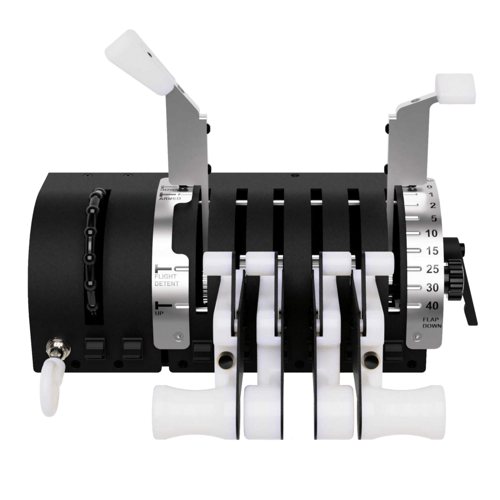Fulcrum Throttle with Trim Wheel and Pro Jetliner levers